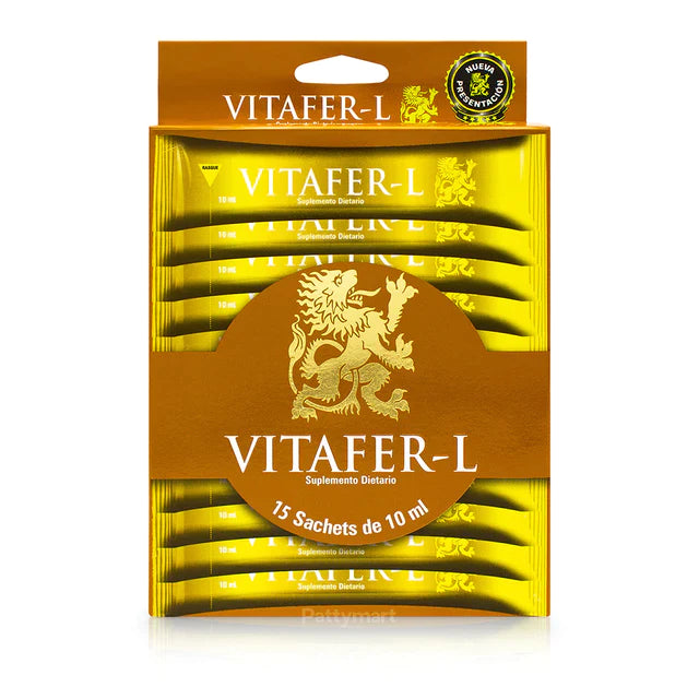 Koop VITAFER-L GOLD SACHET 15 x 10ml - Natuurlijke Energieboost | MASCULINEBOOSTER.COM